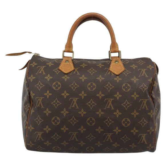 LOUIS VUITTON Monogram Speedy 30 Hand Bag M41526 LV Auth 189903