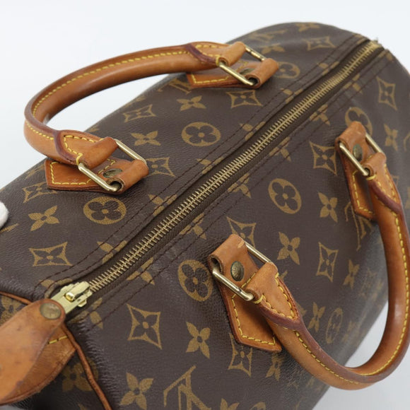 LOUIS VUITTON Monogram Speedy 30 Hand Bag M41526 LV Auth 189903