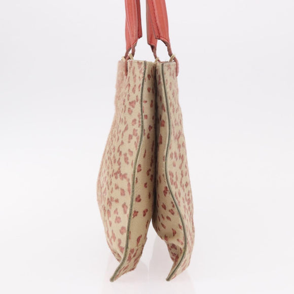 BOTTEGAVENETA Hand Bag Harako leather Beige Gold Auth 189905