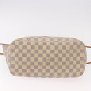 LOUIS VUITTON Damier Azur Neverfull MM Tote Bag N41605 LV Auth 189906-5