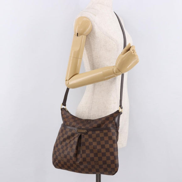 LOUIS VUITTON Damier Ebene Bloomsbury PM Shoulder Bag N42251 LV Auth 189907
