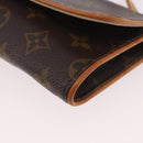 LOUIS VUITTON Monogram Pochette Twin GM Shoulder Bag M51852 LV Auth 189908A-14