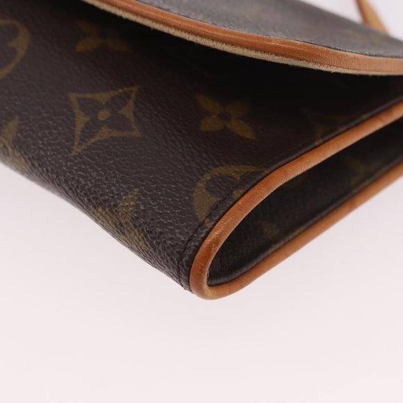 LOUIS VUITTON Monogram Pochette Twin GM Shoulder Bag M51852 LV Auth 189908A