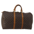 LOUIS VUITTON Monogram Keepall 50 Boston Bag M41426 LV Auth 189909-1