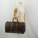 LOUIS VUITTON Monogram Keepall 50 Boston Bag M41426 LV Auth 189909-21