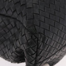 BOTTEGA VENETA INTRECCIATO Briefcase Leather Black Silver Auth 189914-9