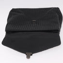 BOTTEGA VENETA INTRECCIATO Briefcase Leather Black Silver Auth 189914-10