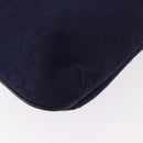 CELINE C Sulky Hand Bag Canvas Navy Auth 189917A-15