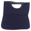 CELINE C Sulky Hand Bag Canvas Navy Auth 189917A-2