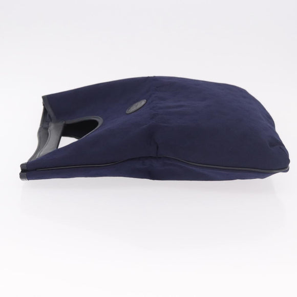 CELINE C Sulky Hand Bag Canvas Navy Auth 189917A
