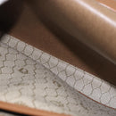 Christian Dior Honeycomb Canvas Hand Bag PVC Beige Gold Auth 189918A-21