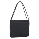 PRADA Tote Bag Nylon Black Silver Auth 189919A-1