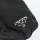 PRADA Tote Bag Nylon Black Silver Auth 189919A-14