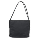 PRADA Tote Bag Nylon Black Silver Auth 189919A-3