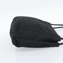 PRADA Tote Bag Nylon Black Silver Auth 189919A-5