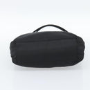 PRADA Tote Bag Nylon Black Silver Auth 189919A-9