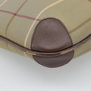 Burberrys Nova Check Tote Bag Canvas Beige Gold Auth 189920A-14