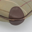 Burberrys Nova Check Tote Bag Canvas Beige Gold Auth 189920A-15