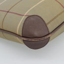 Burberrys Nova Check Tote Bag Canvas Beige Gold Auth 189920A-16