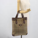 Burberrys Nova Check Tote Bag Canvas Beige Gold Auth 189920A-19