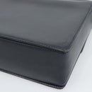 CELINE Cirkel Schoudertas Leer Zwart Goud Auth 189921-15
