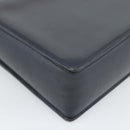 CELINE Cirkel Schoudertas Leer Zwart Goud Auth 189921-16
