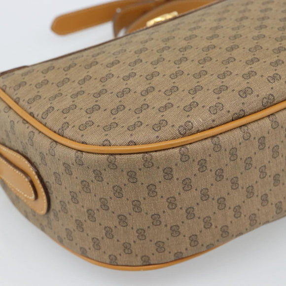 GUCCI Micro GG Supreme Web Sherry Line Bag PVC Beige 001 58 0918 Auth 189922