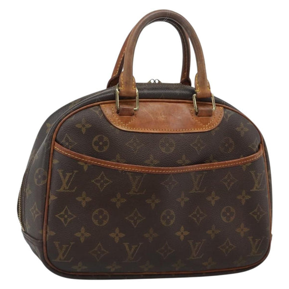 LOUIS VUITTON Monogram Trouville Hand Bag M42228 LV Auth 189923