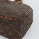 LOUIS VUITTON Monogram Trouville Hand Bag M42228 LV Auth 189923-9