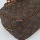 LOUIS VUITTON Monogram Trouville Hand Bag M42228 LV Auth 189923-16