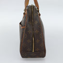 LOUIS VUITTON Monogram Trouville Hand Bag M42228 LV Auth 189923-3