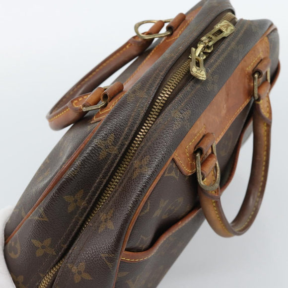 LOUIS VUITTON Monogram Trouville Hand Bag M42228 LV Auth 189923