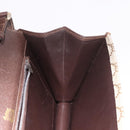 GUCCI GG Supreme Web Sherry Line Shoulder Bag PVC Beige Gold Auth 189927-18