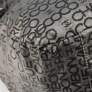 CHANEL Unlimited Shoulder Bag Coated Canvas Silver CC Auth 189929-14