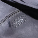 CHANEL Unlimited Shoulder Bag Coated Canvas Silver CC Auth 189929-17