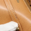 CELINE Macadam Canvas Shoulder Bag PVC Leather Brown Gold Auth 189934-12