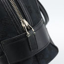 GUCCI GG Canvas Hand Bag Black Silver 002 1115 Auth 189936-10