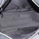 GUCCI GG Canvas Hand Bag Black Silver 002 1115 Auth 189936-11