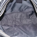 GUCCI Web Sherry Line Hand Bag PVC Canvas Black Gold 170009 Auth 189937-13