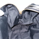 GUCCI Web Sherry Line Hand Bag PVC Canvas Black Gold 170009 Auth 189937-15
