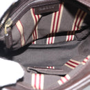 BALLY Shoulder Bag Leather Brown Gold Auth 189939-16