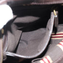 BALLY Shoulder Bag Leather Brown Gold Auth 189939-20