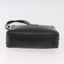 GUCCI Shoulder Bag Leather Black Gold 07 37 4916 Auth 189941-5
