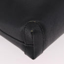 GUCCI Shoulder Bag Leather Black Gold 07 37 4916 Auth 189941-15