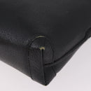 GUCCI Shoulder Bag Leather Black Gold 07 37 4916 Auth 189941-9