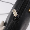 GUCCI Shoulder Bag Leather Black Gold 07 37 4916 Auth 189941-10