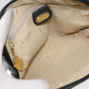 GUCCI Shoulder Bag Leather Black Gold 07 37 4916 Auth 189941-11