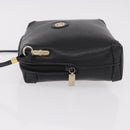 GUCCI Shoulder Bag Leather Black Gold 07 37 4916 Auth 189941-4