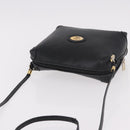 GUCCI Shoulder Bag Leather Black Gold 07 37 4916 Auth 189941-6