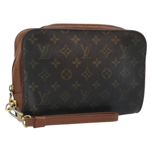 LOUIS VUITTON Monogram Orsay Clutch Bag M51790 LV Auth 189949